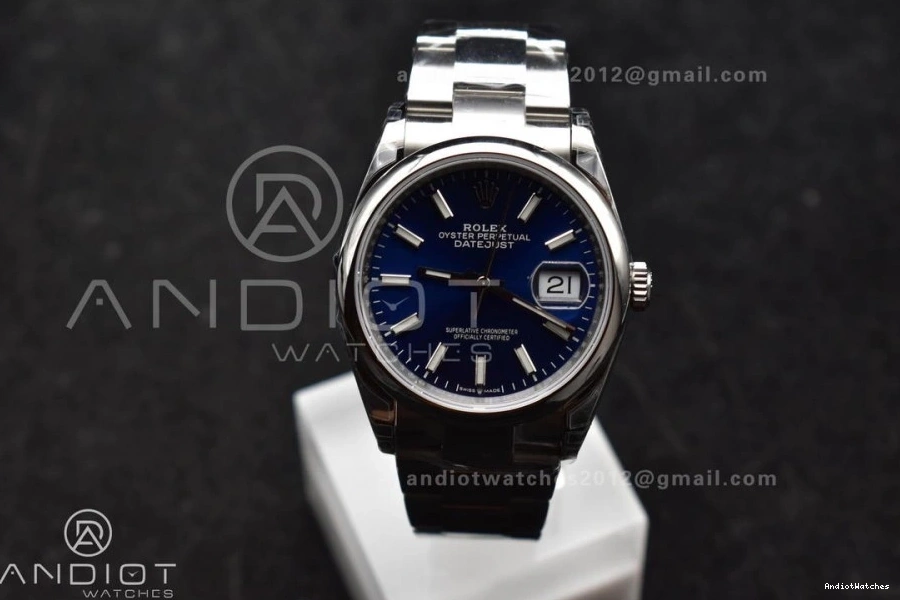 36 VS Blue Bracelet DateJust Oyster Steel 569 Colorful 126200 VSF SS Dial 904L 1:1 Best Edition on 0209